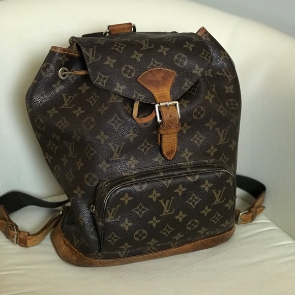 Louis Vuitton Vintage Geniun Leather Backpack - Picture 1 of 8